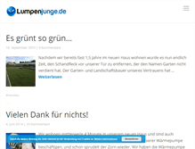 Tablet Screenshot of lumpenjunge.de